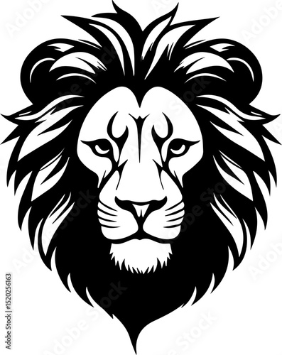 lion head vector