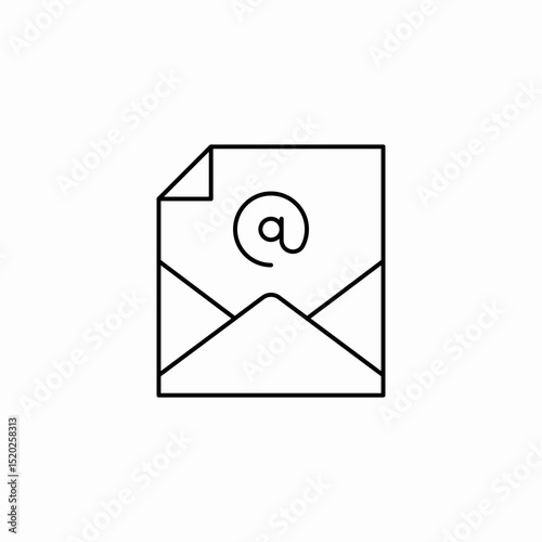 email filel icon sign vector