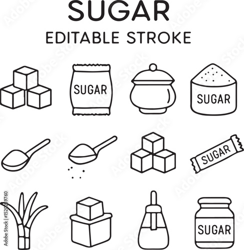 Sugar Icons Set