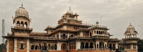 Albert Hall Museum in Jaipur, India. Government Central Museum in Ram Niwas garden in Jaipur, Rajasthan state of India