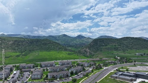 landscape with mountains