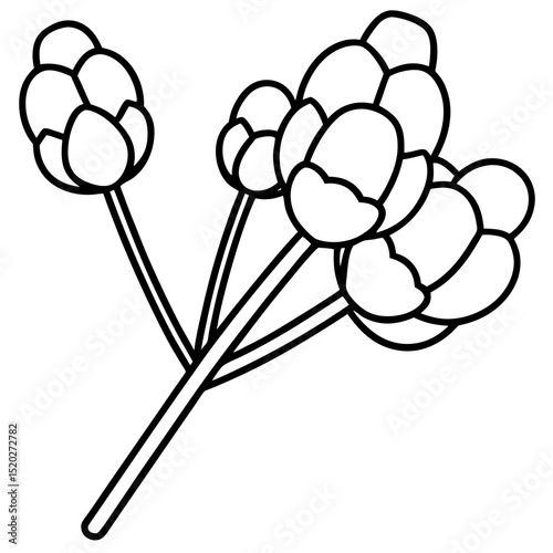 Cotton Swabs Icon – Clean Vector on White