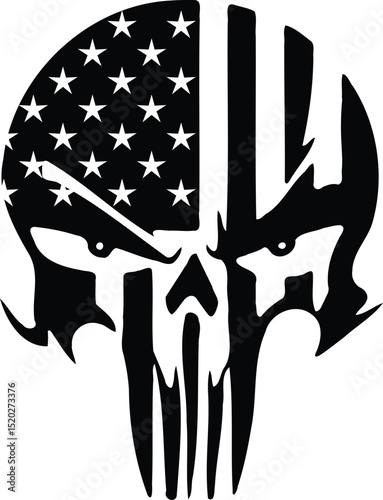Punisher Skull Svg, Skull Punisher Svg