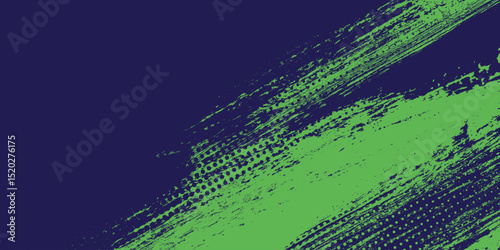 Dots halftone green and blue color pattern gradient grunge texture background. Dots pop art comics sport style modern blue modern.