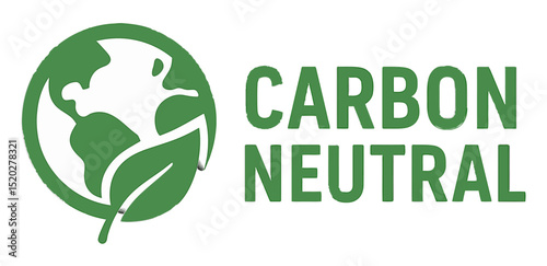 Vector icon shows green energy transition, carbon capture, emission reduction, sustainable housing, electric car, recyclable, clean technology, pollution, bio energy, global sustainability