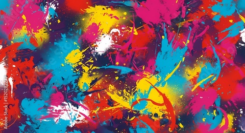 Vibrant Abstract Expressionism: Unleash Creativity and Energy in Your Designs
