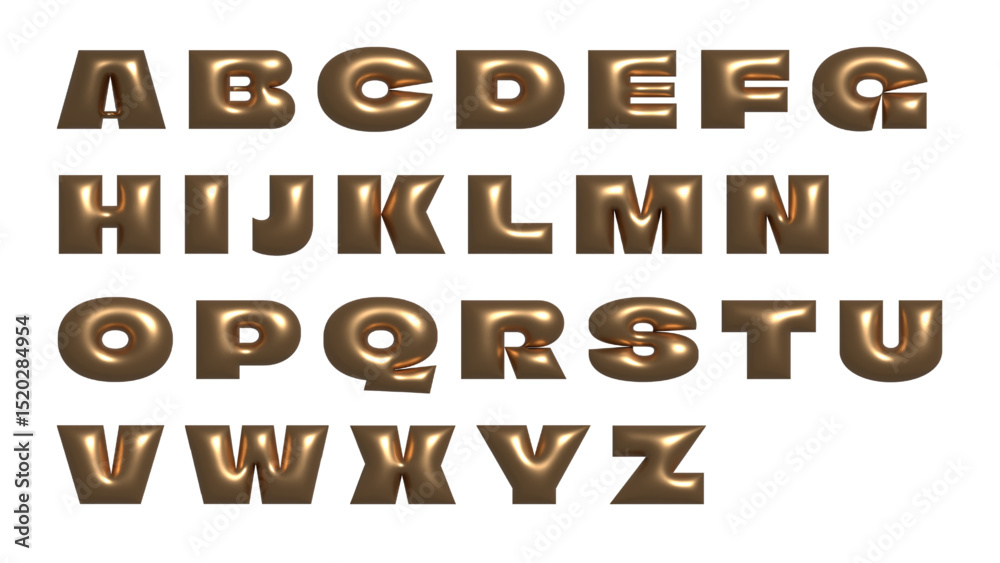 Letras doradas, Collection of golden letters, aesthethic geometric vocabulary, party theme card invitation design, wedding gold alphabet