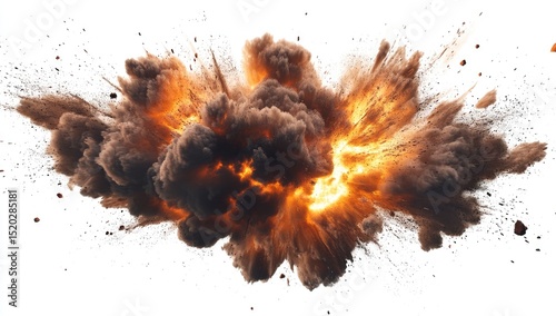 Powerful explosion