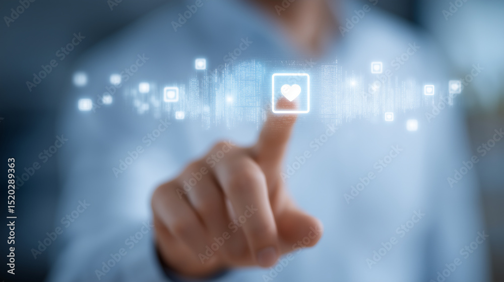 Businessman Engaging with Customer Data in Modern Workspace Businessman Engaging with Customer Data in Modern Workspace
