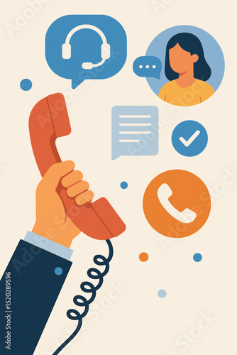 Customer support hotline, vintage telephone connection, call center consultation, client service communication, online technical assistance, and business problem-solving for helpdesk contact