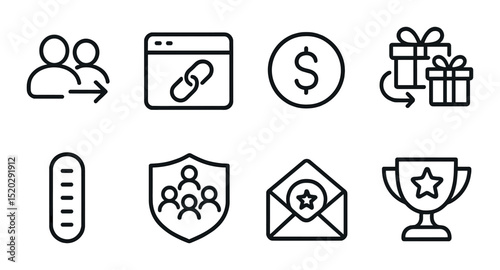 Wellbeing and health outline icons set – wellness, mindfulness symbol collection