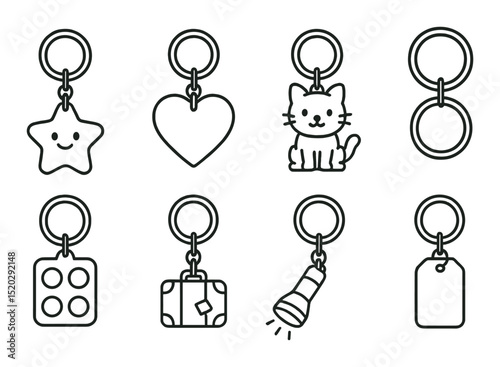 Vintage outline icons set – retro, classic and nostalgic symbol collection