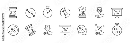 Time management and discount concepts for marketing and design projects