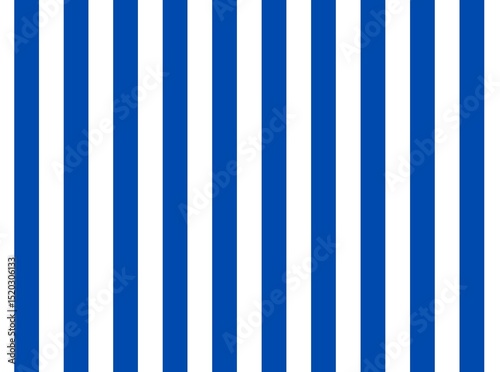 Bright blue color and white color background with lines. traditional vertical striped background texture. 
