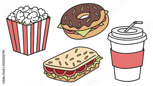 Delicious and Tempting Snack Assortment: A Mouthwatering Collection