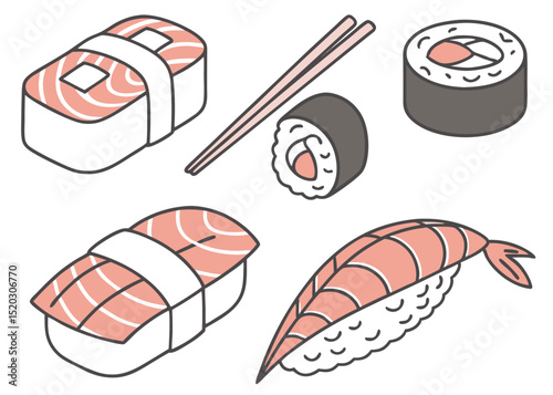 Delicious Sushi Selection Fresh Ingredients and Traditional Recipes