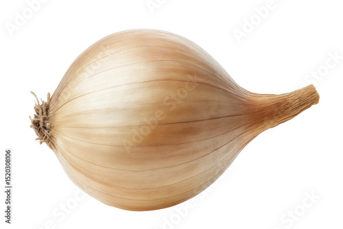 Wallpaper Mural Whole yellow onion isolated on white background – fresh vegetable close-up, cut out Torontodigital.ca