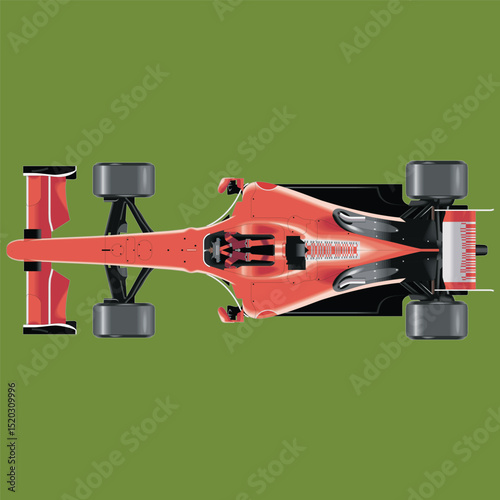 super fast sports car lineart