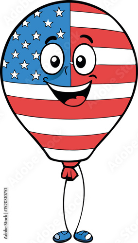 4th July vector elements illustration