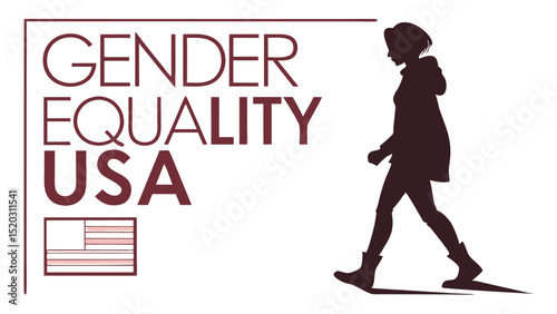 women's equality day, 26 August, women's equality day stock illustration, background, greeting card, eps file.
