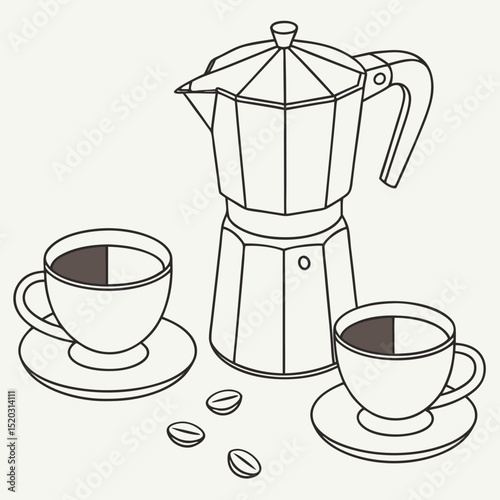 Making Coffee Using a Moka Pot for a Special Day