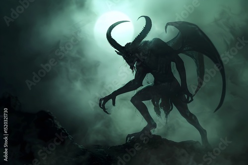 Demon silhouette wallpaper