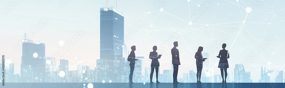 Obraz premium Cityscape Collaboration