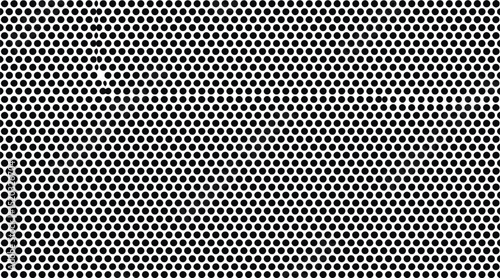 A seamless metallic grid pattern forms a perforated black and white industrial steel mesh background