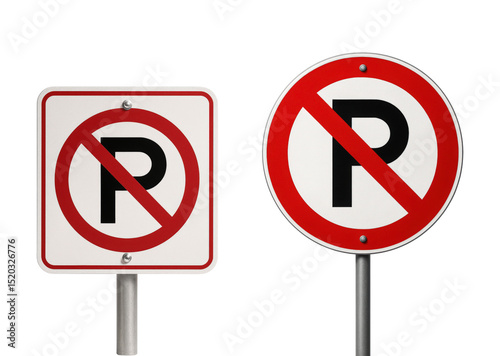 Free Download Prohibited Parking Symbol with a Bold 