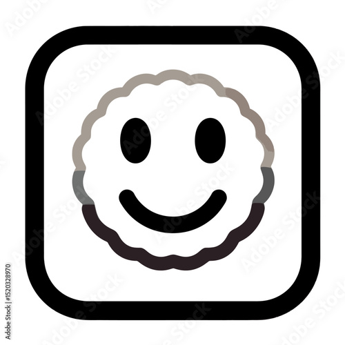 Happy Face Icon Vector Illustration of a Smiling Emoji