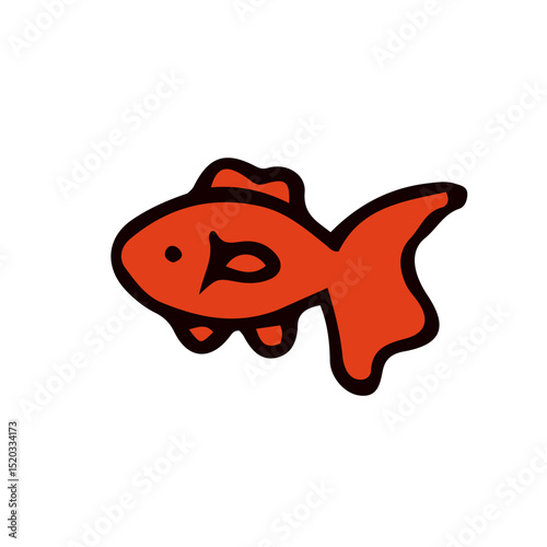 金魚のイラスト素材
