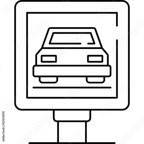 Vehicle Lane Icon