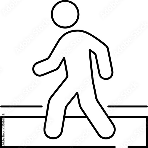 Sidewalk Path Icon
