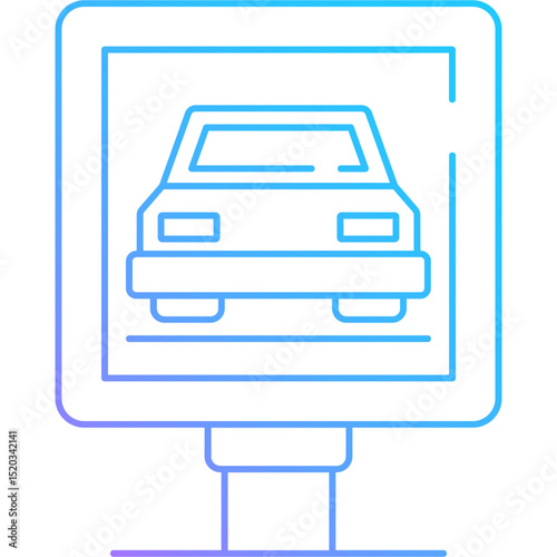 Vehicle Lane Icon