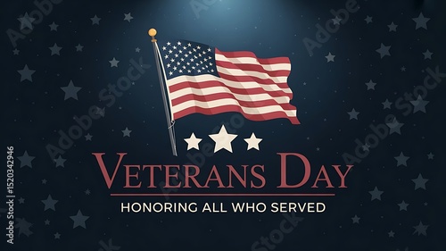 American national days greeting card background, created with generative ai