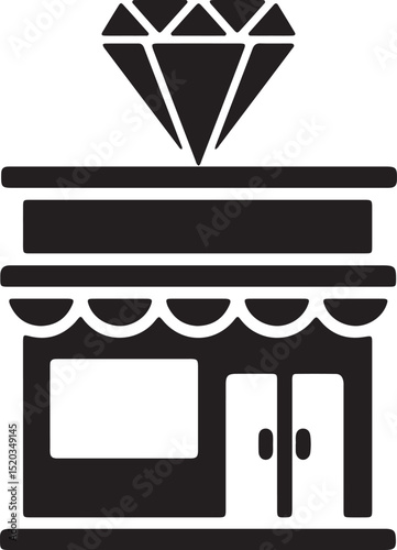 an illustration of a diamond seller
