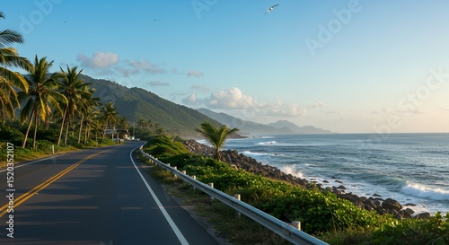 Scenic Coastal Highway Drive