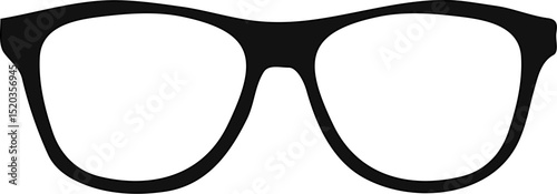 Sunglass silhouette. Summer Sunglass icon