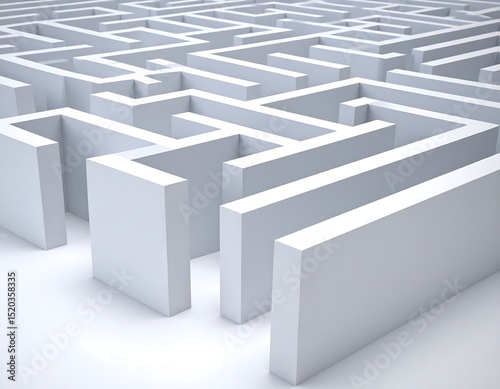 Complex white maze (1)