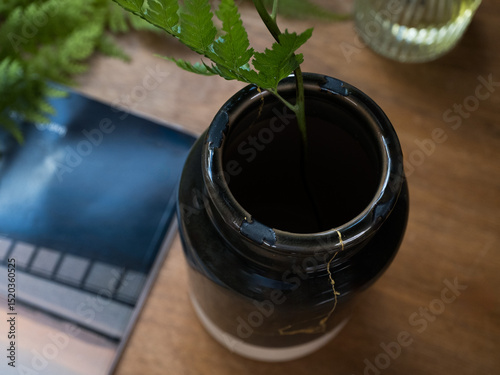 opening of a vase