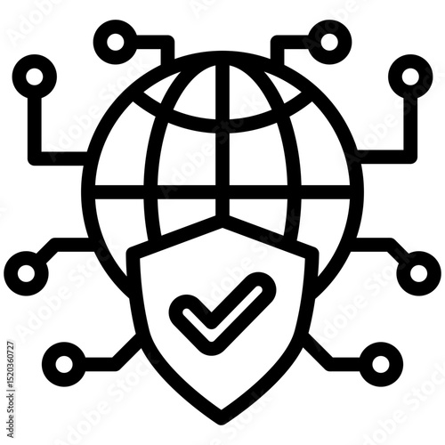 Network Icon Outline