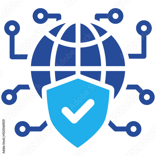 Network Icon Dual Tone Color