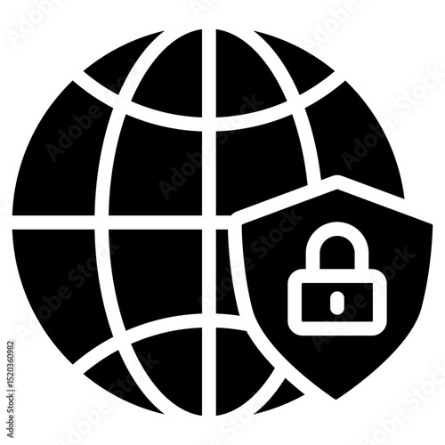 Vpn Icon Black Solid