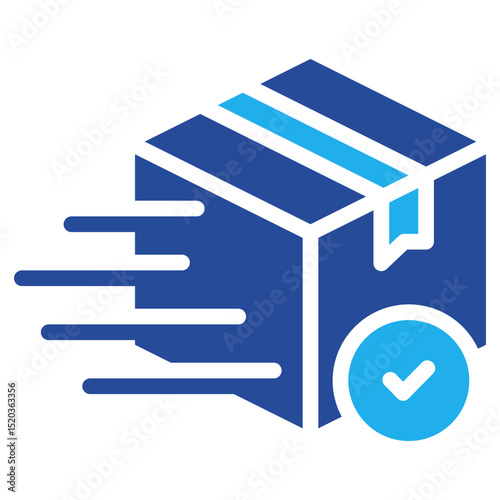 Shipping Icon Dual Tone Color