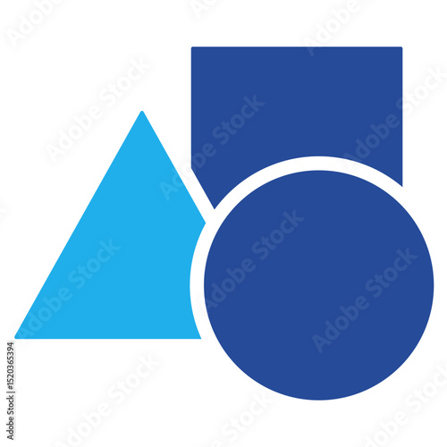 Shape Icon Dual Tone Color