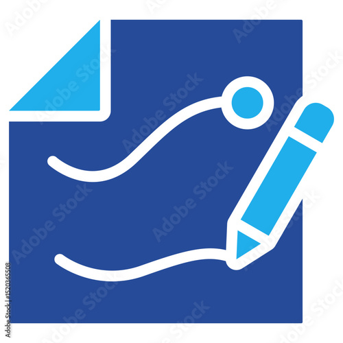 Sketch Icon Dual Tone Color