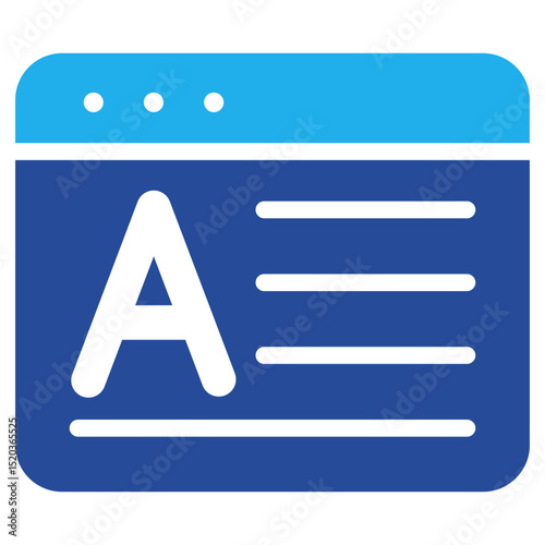 Web Design Icon Dual Tone Color