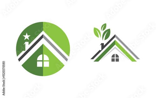 House Property concept icon logo template v.111