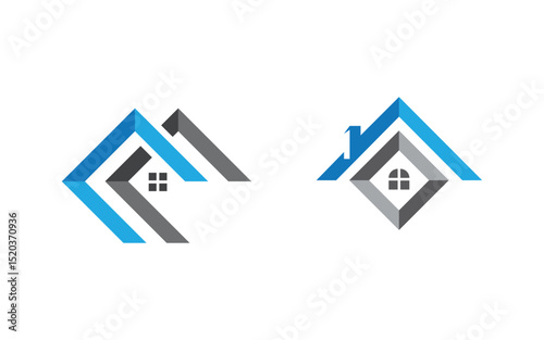 House Property concept icon logo template v.134