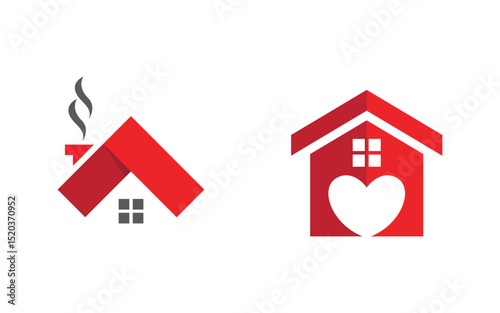 House Property concept icon logo template v.136